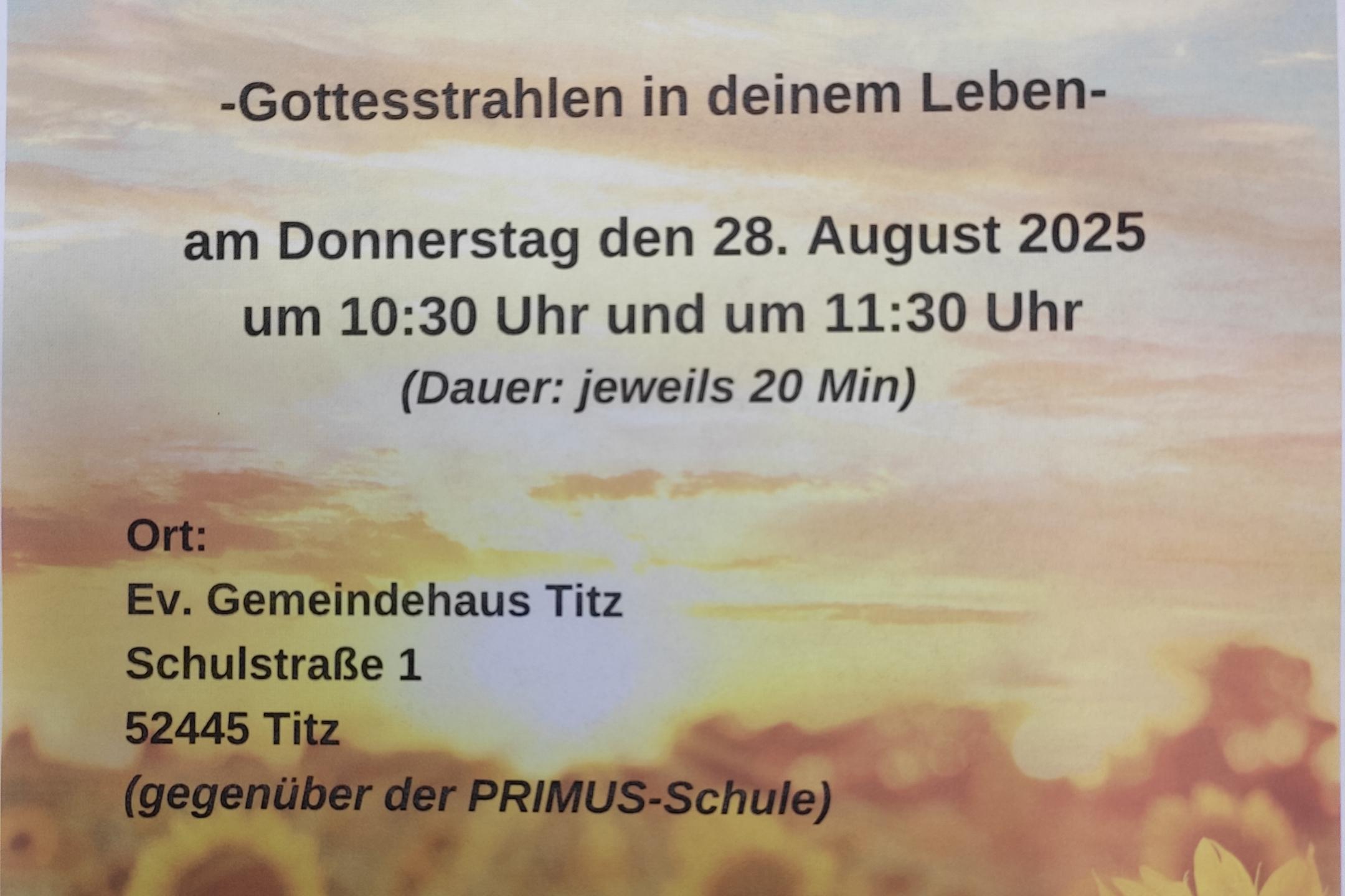 Segnungsgottesdienste zur Einschulung